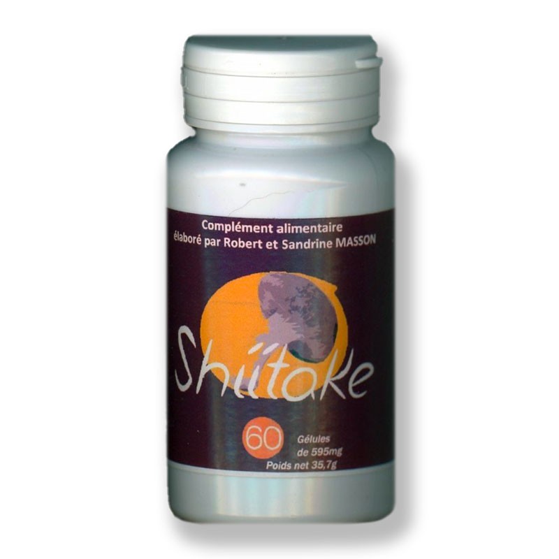 SHIITAKE Bio 60 gélules de 295 mg