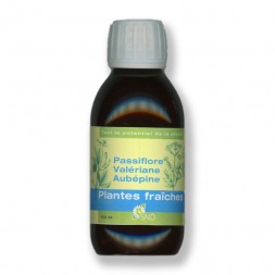 Complèxe Passiflore, Valeriane, Aubépine, Plantes fraiches Bio