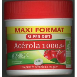 Acérola 1000 Bio 60 Comprimés
